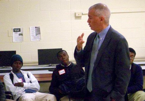 Sharif N. Abaza, Esq. Speaks at Germantown High School's Men's Day